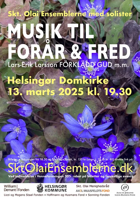 Helsingørs Messias. Solister Gitta-Maria Sjöberg, Steffen Jespersen, Peter Lodahl, Teit Kanstrup. Skt. Olai Kammerorkester og Skt. Olai Kammerkor. Dirigent Roland Haraldsoni